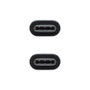 Nanocable Cable USB 2.0 USB-C a USB-C 3A 1,5 m Negro
